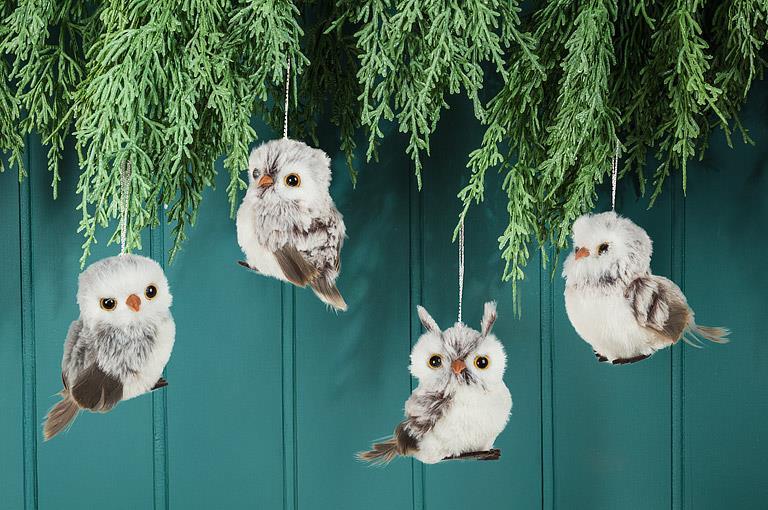 Owl Ornament 3"