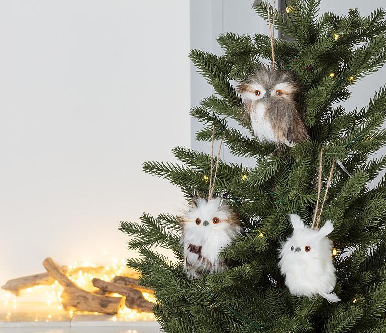 Small Owl Ornament 4"