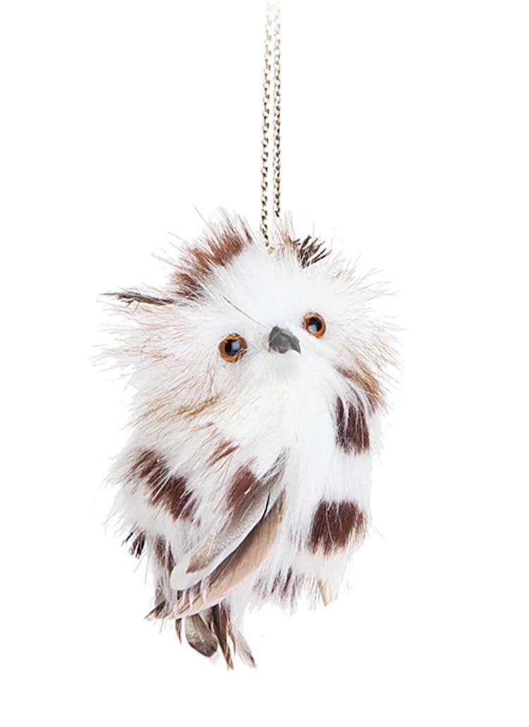 Small Owl Ornament 4"