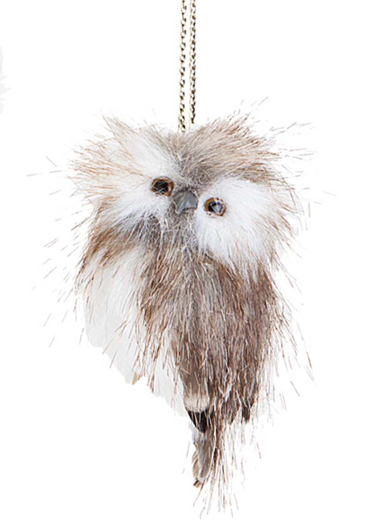 Small Owl Ornament 4"