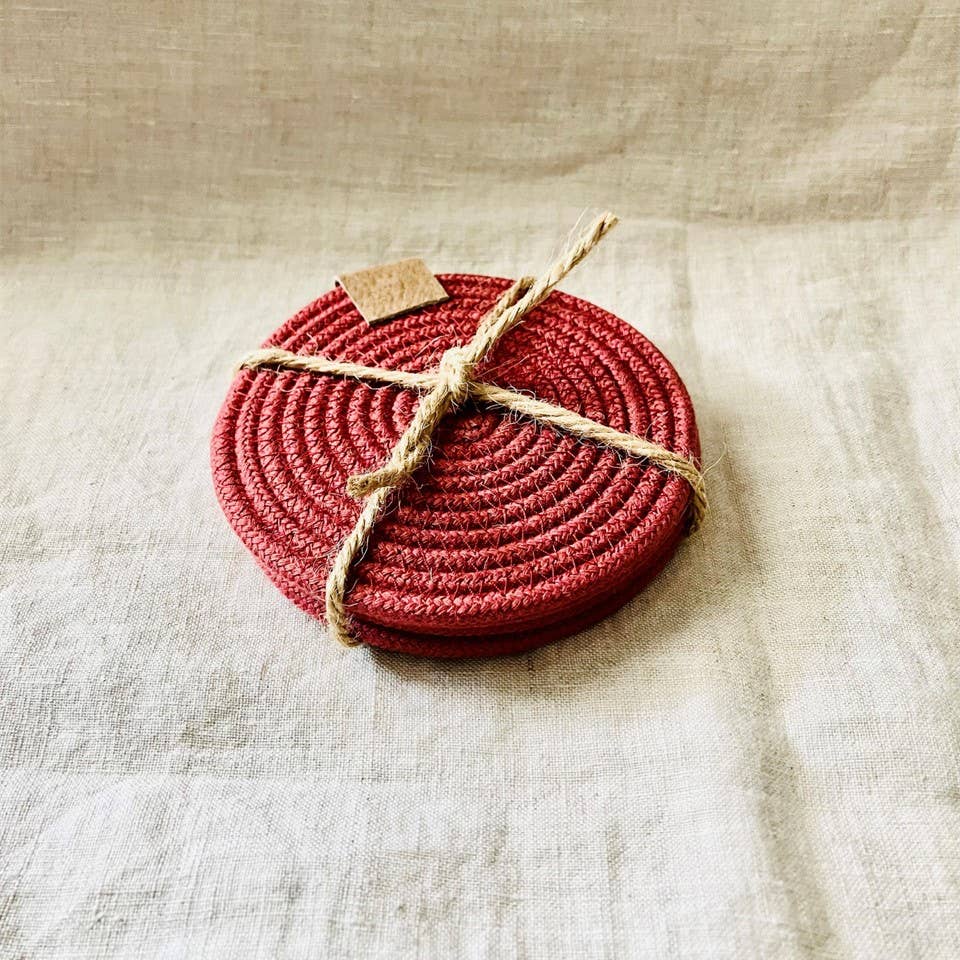 Maroon Rope Home Decor Gift Set