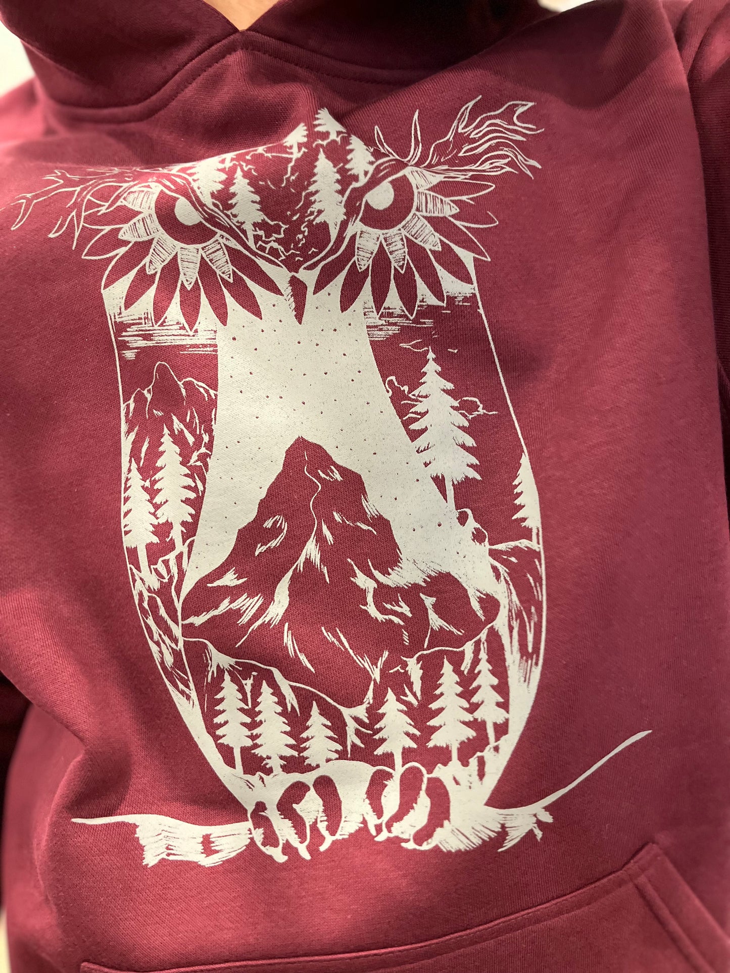 Mountain Owl Unisex Hoodie