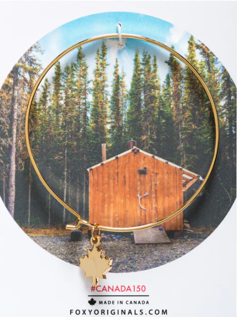 I Love Canada Collection - Gold Plated Maple Leaf Jewellery