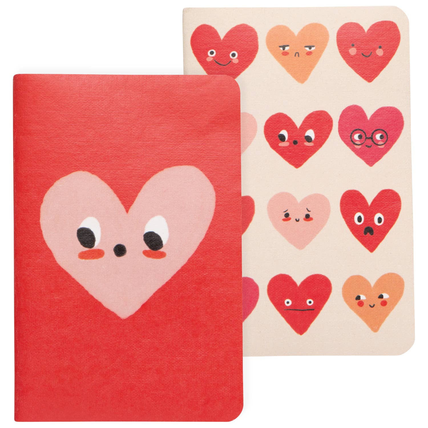 Heart to Heart Pocket Notebooks Set of 2 – Mint & Honey Gifts