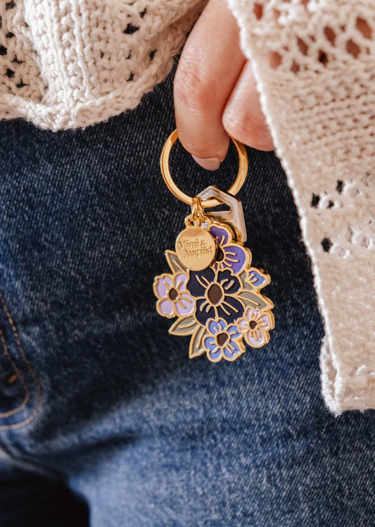 Floral Bouquet Keychain