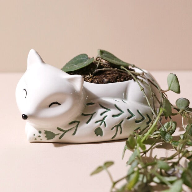 Sleeping Fox Planter - Lisa Angel UK