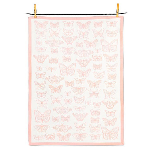 Butterflies Print Tea Towel