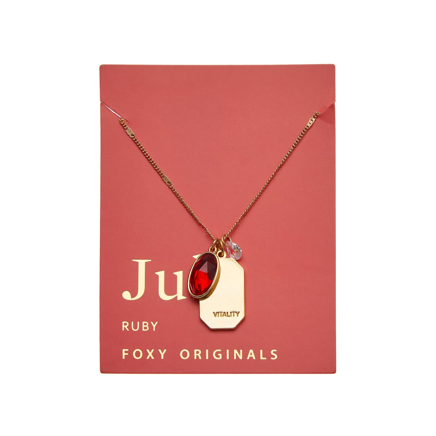 July Birthstone Necklace or Earrings Birthday Anniversaries Holiday Gifts