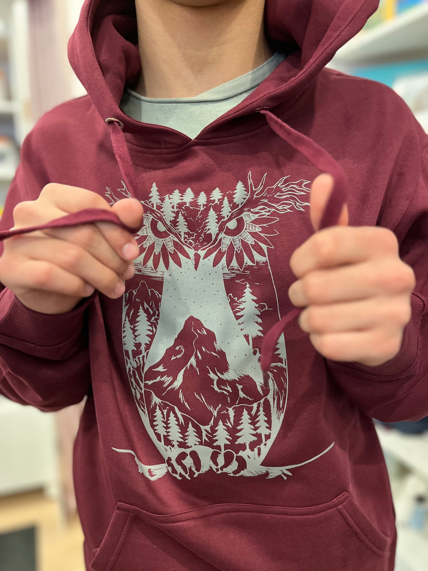 Mountain Owl Unisex Hoodie
