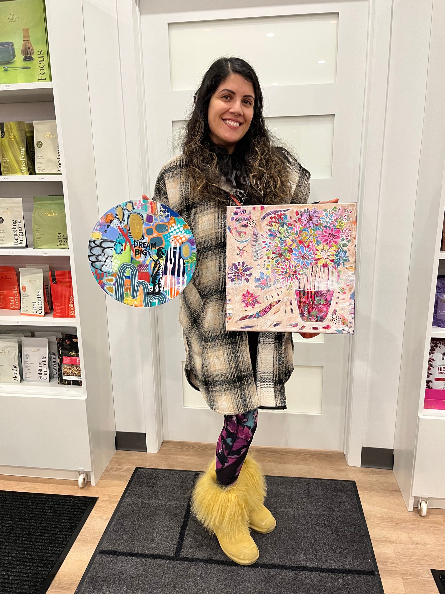 Peace and Petals art collection by Jasmine Dhillon