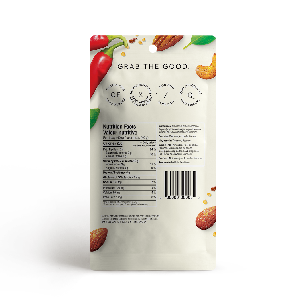 Handfuel Individual Snack Pouch 40g