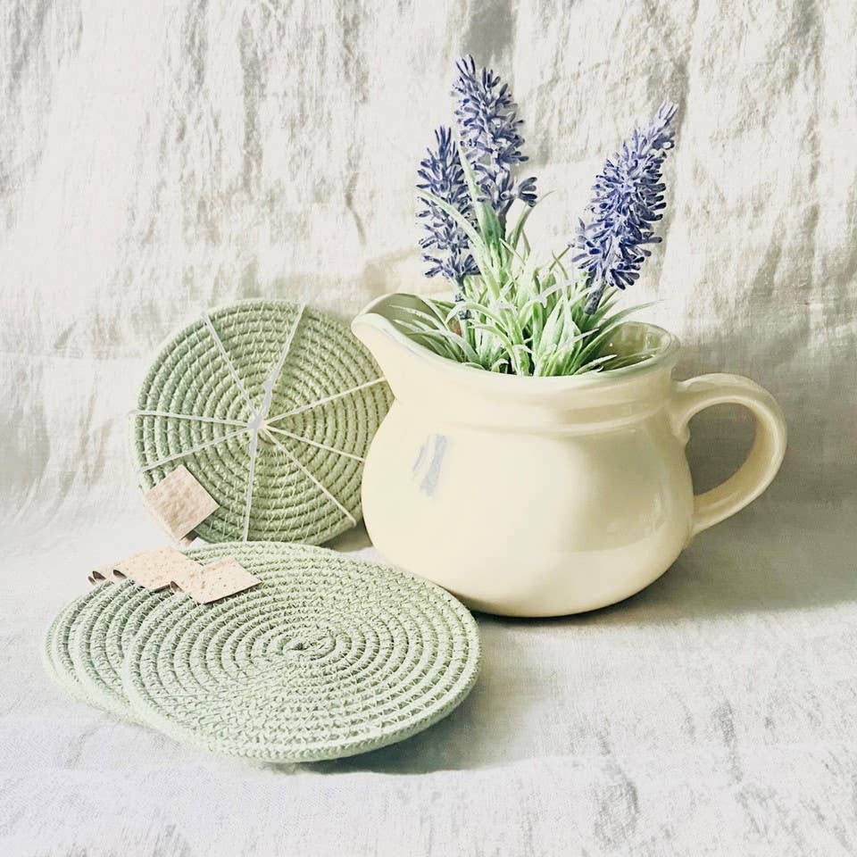Sage Rope Home Decor Gift Set