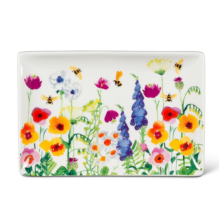 Bee Garden Rectangle Plate