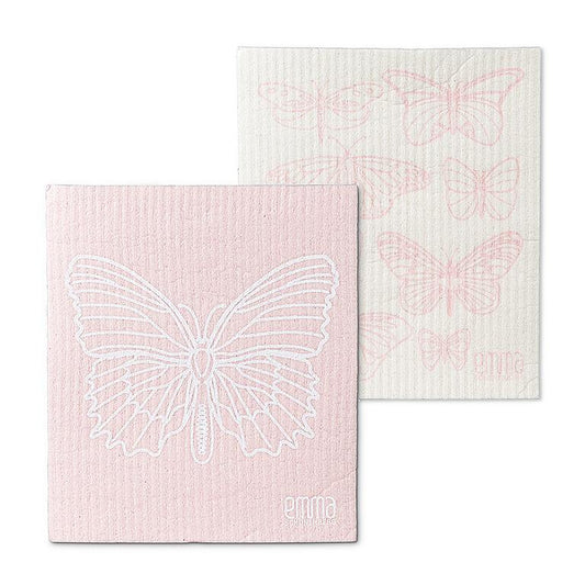 Swedish Dish Cloth Set - Butteflies