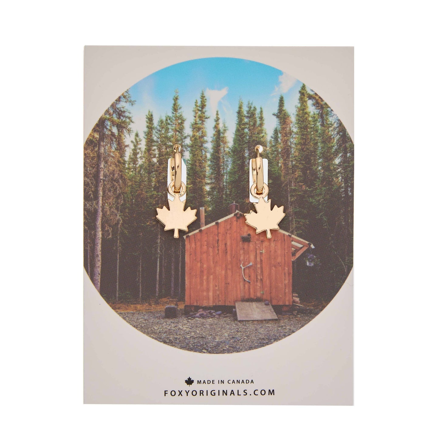 I Love Canada Collection - Gold Plated Maple Leaf Jewellery