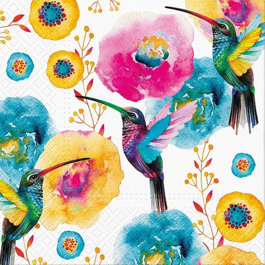 Hummingbird Luncheon Napkins