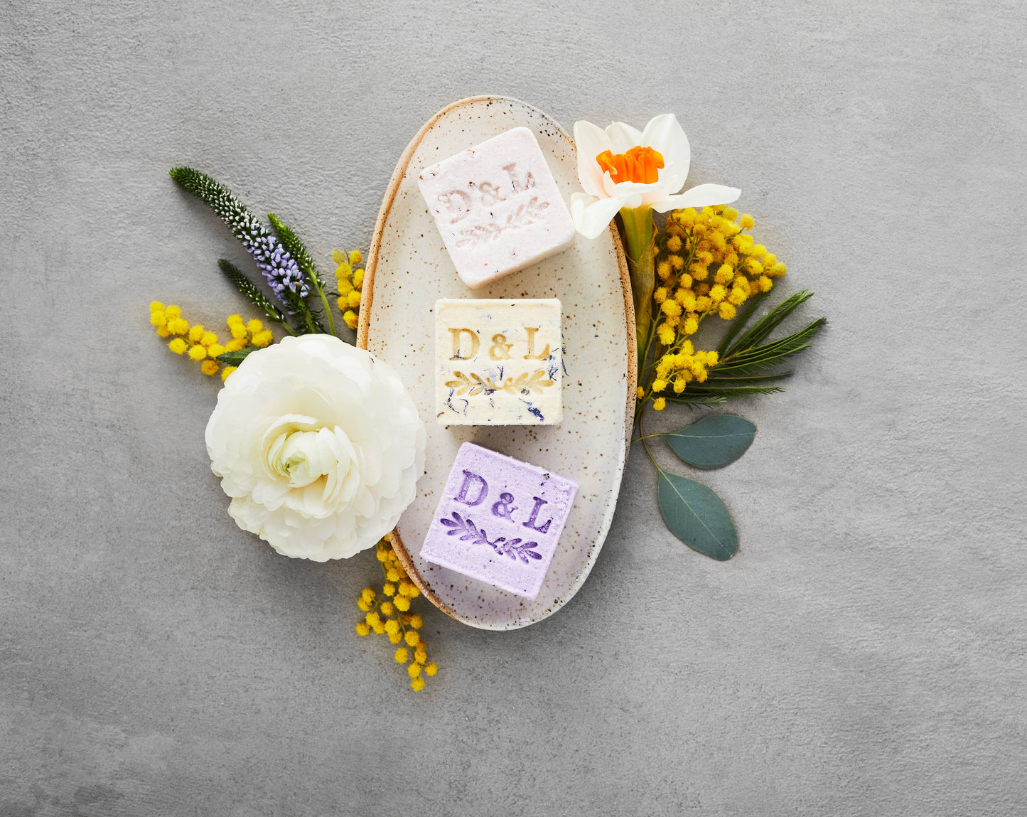 Lavender & Hibiscus Sparkling Milk Bath Cube - Dot and Lil