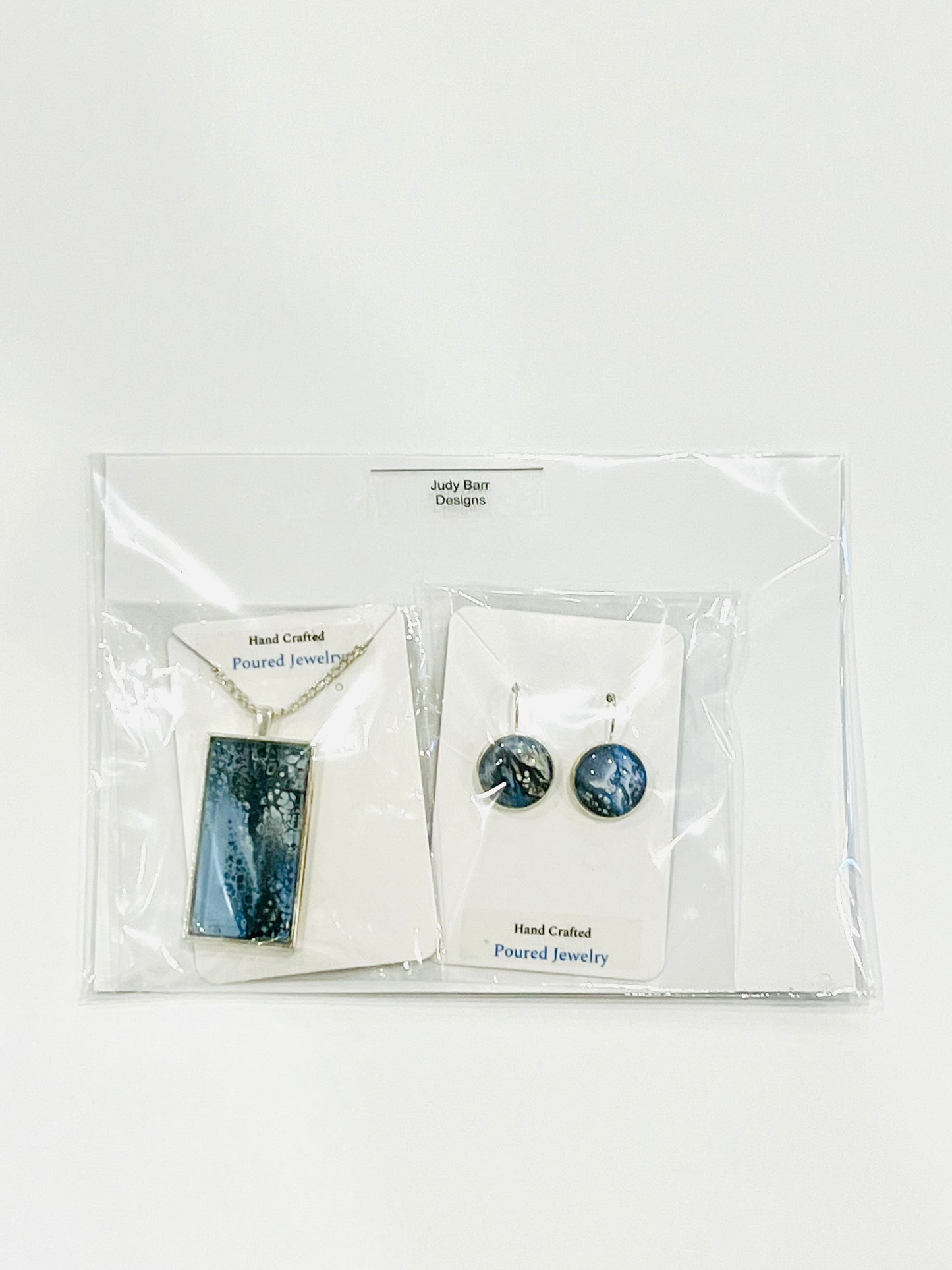 Poured Art Jewelry Sets by Judy Barr