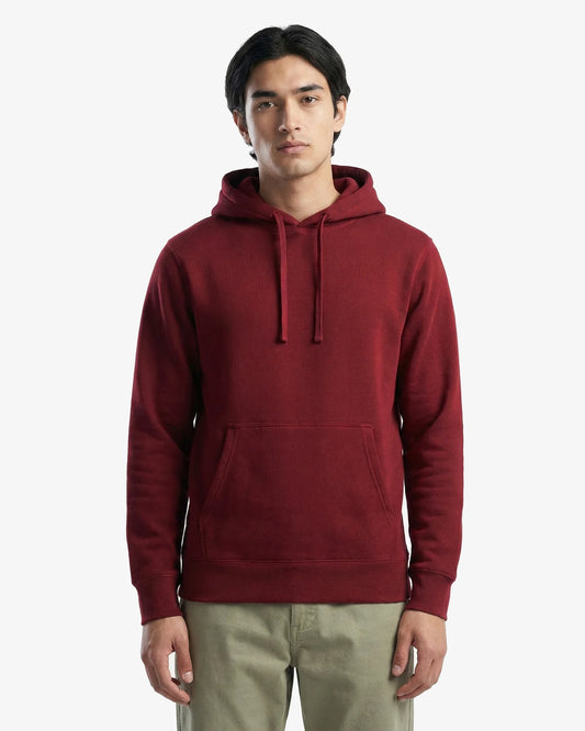 Canadian Made Premium Eco Fleece Hooded Sweatshirt in Bordeaux