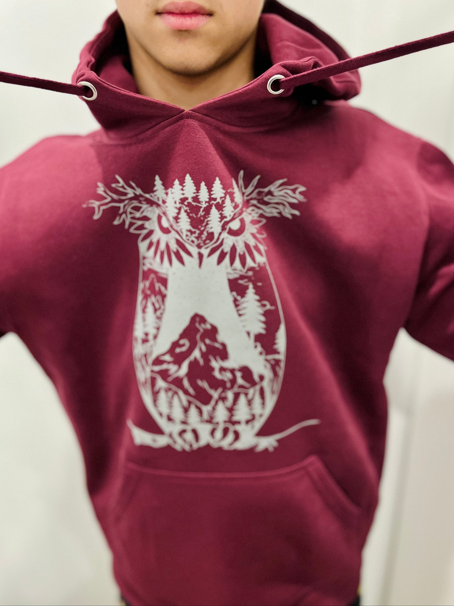 Mountain Owl Unisex Hoodie