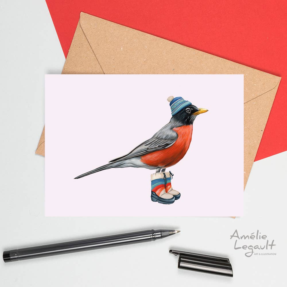 American Robin Greeting Card