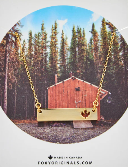 I Love Canada Collection - Gold Plated Maple Leaf Jewellery