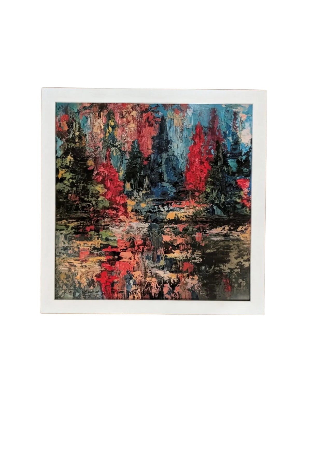 Cintia Polary Art - Framed Christmas Print 12x12in