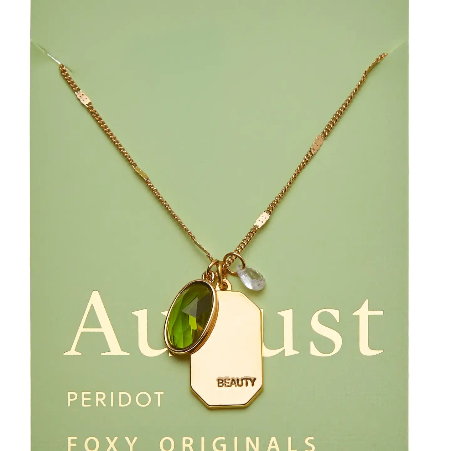 August Birthstone Necklace or Earrings Birthday Anniversaries Holiday Gifts