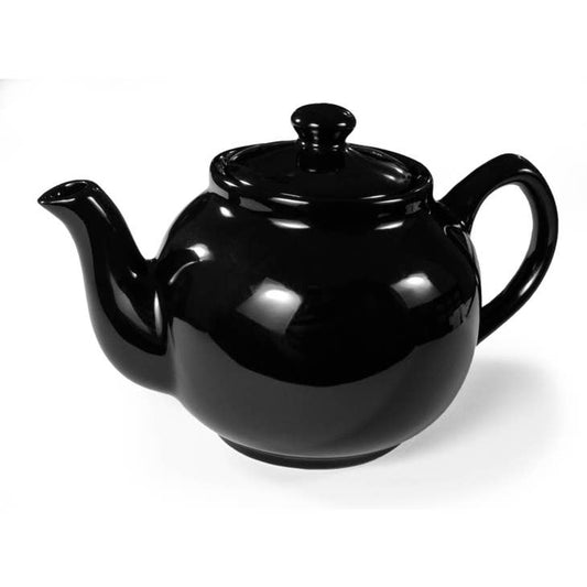Black Stoneware Teapot 1L