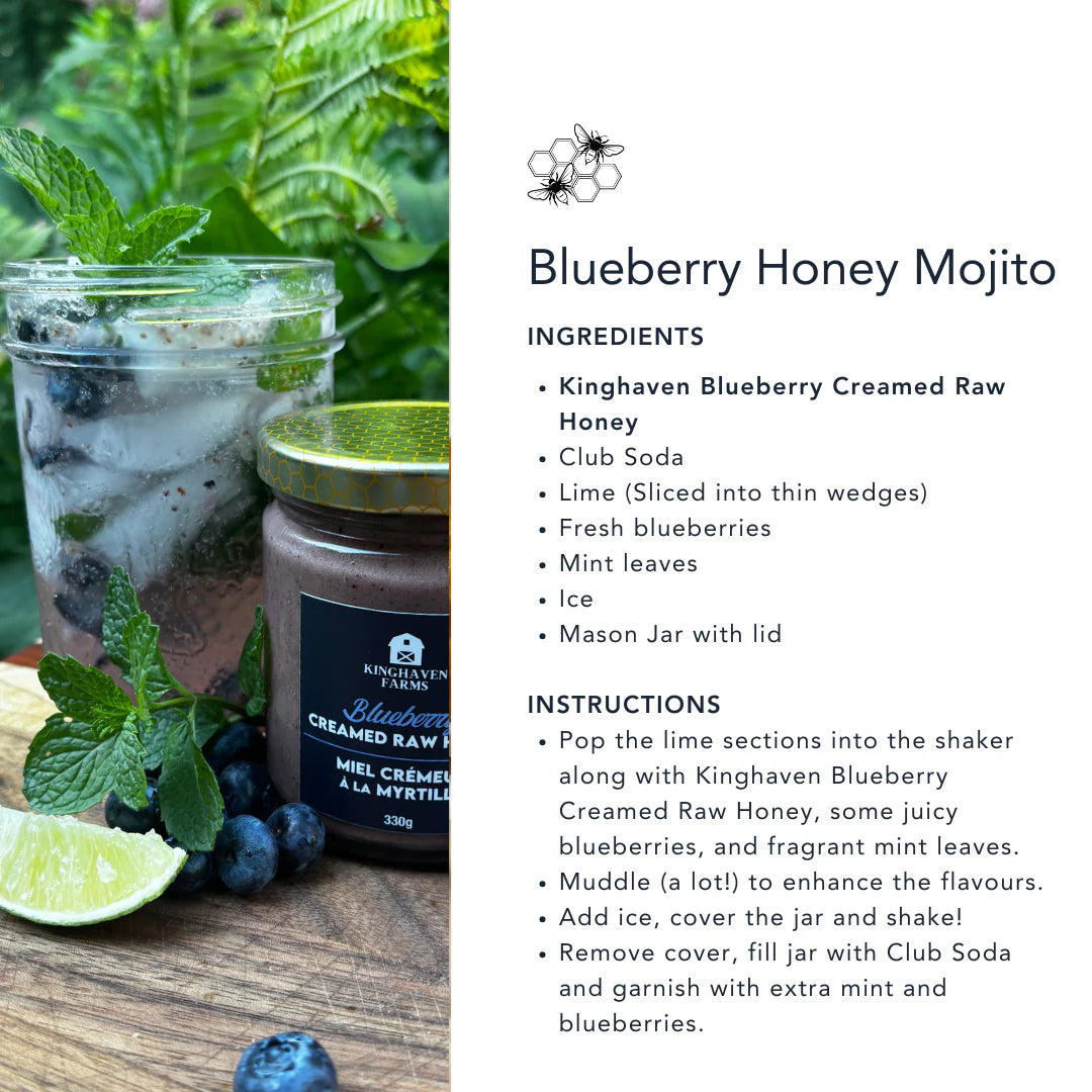 Kinghaven Blueberry Creamed Honey