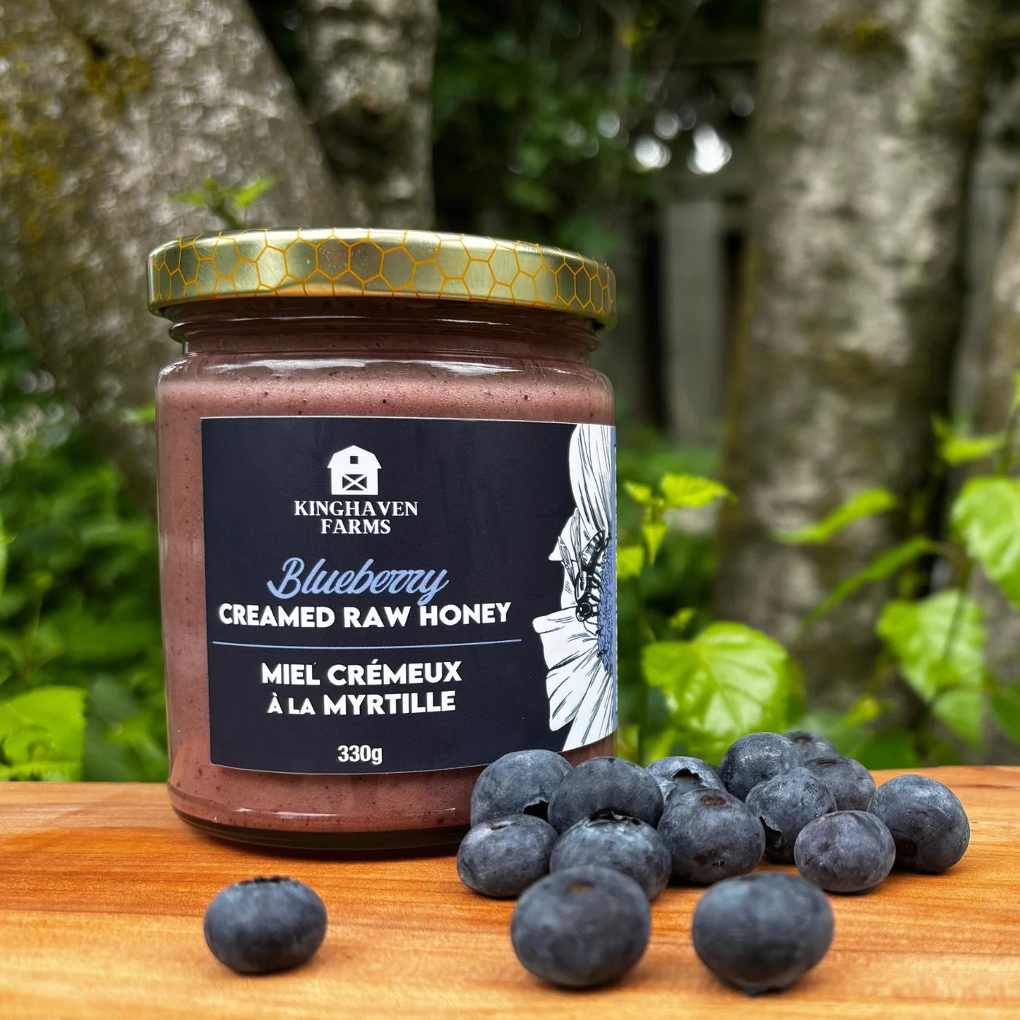 Kinghaven Blueberry Creamed Honey