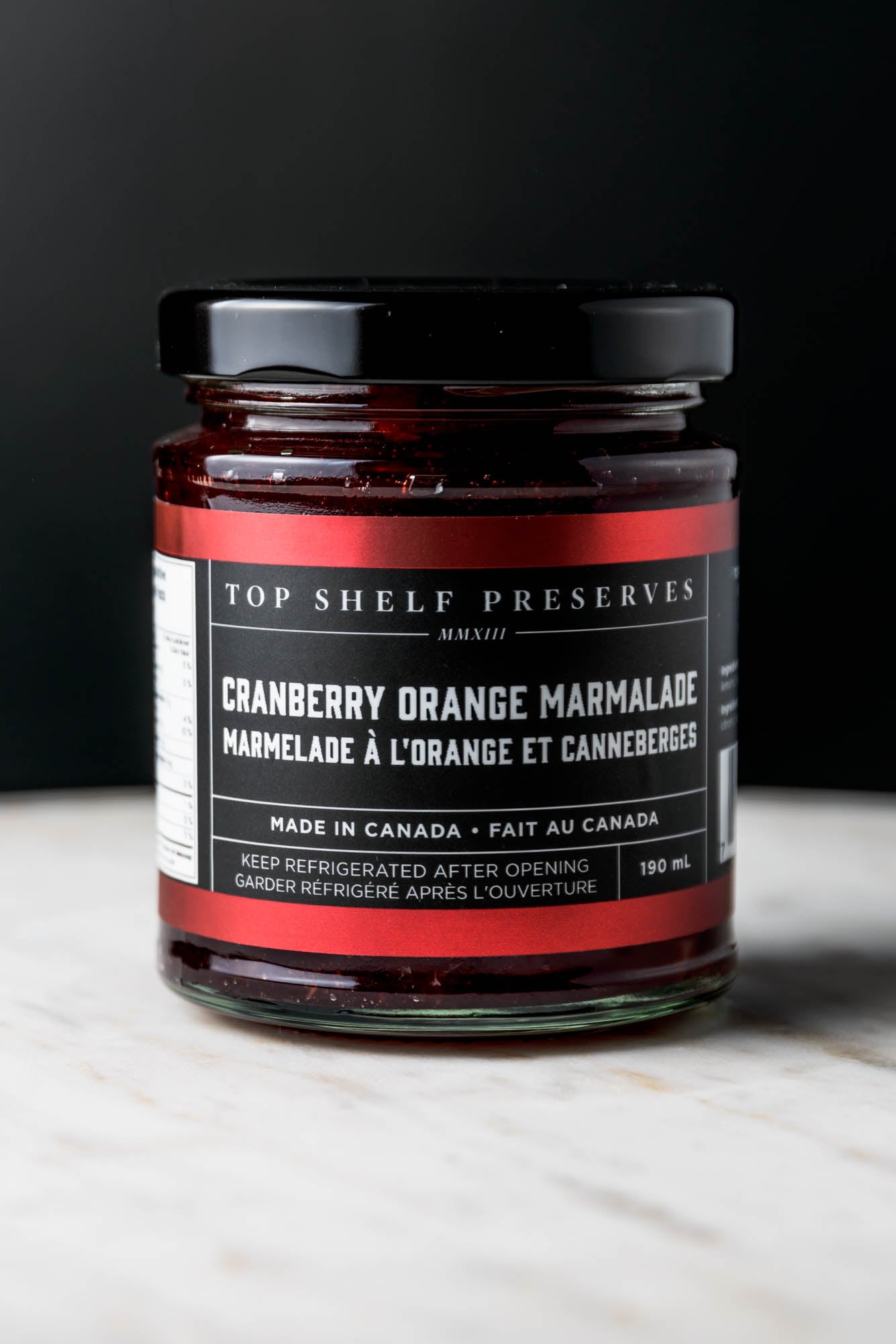 Cranberry Orange Marmalade - Top Shelf Preserves