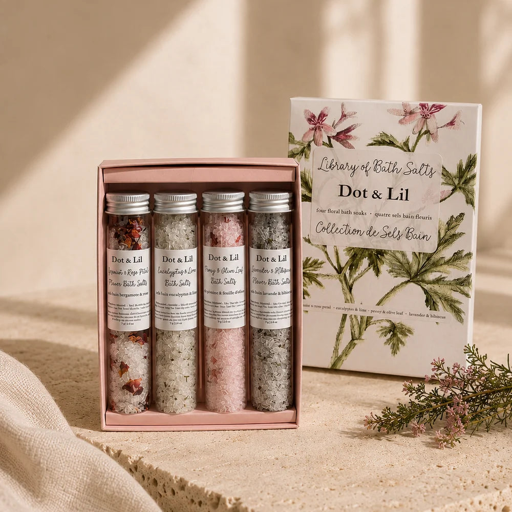 Bath Salt Library Gift Set - Dot and Lil