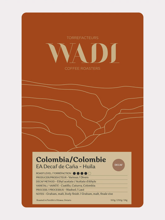 Decaf Colombia Medium Roast Coffee