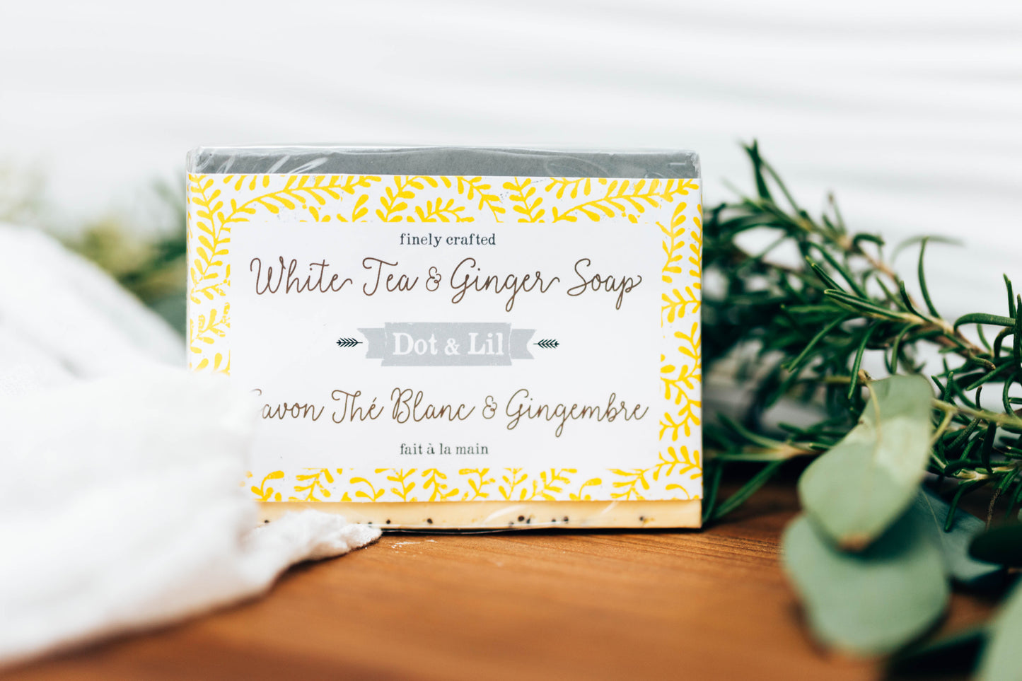 White Tea and Ginger Soap - Dot and Lil