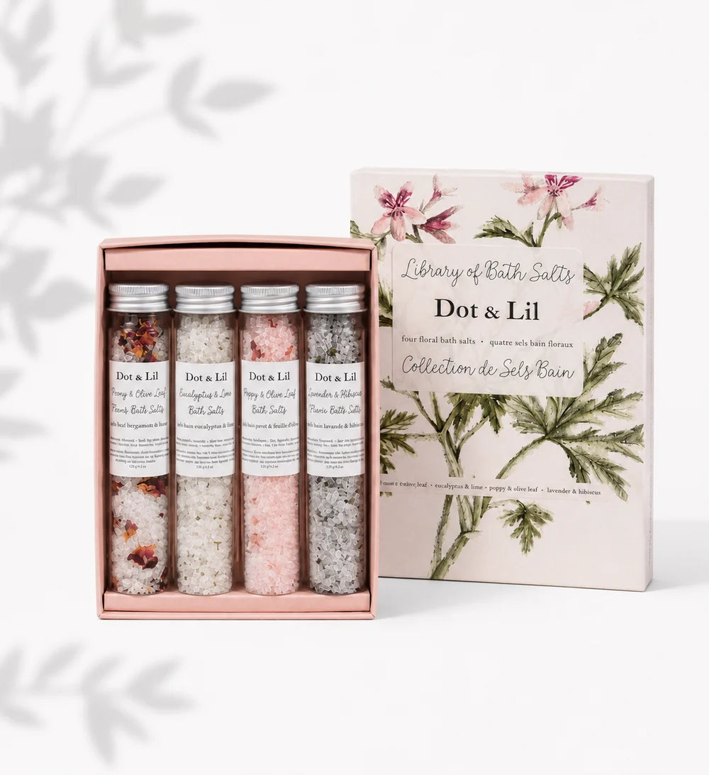 Bath Salt Library Gift Set - Dot and Lil
