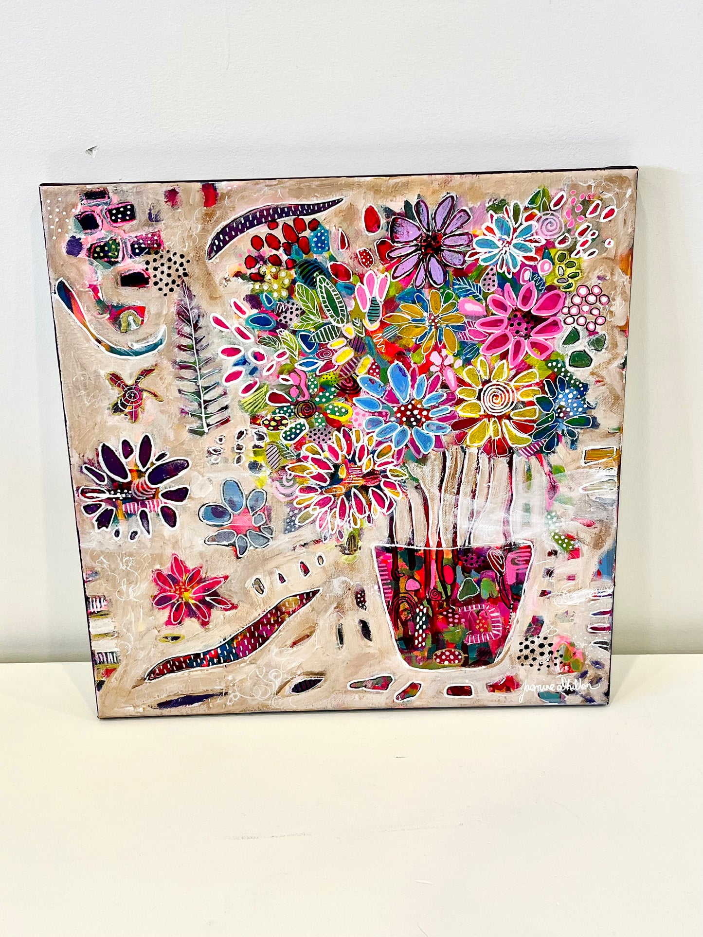 Peace and Petals art collection by Jasmine Dhillon