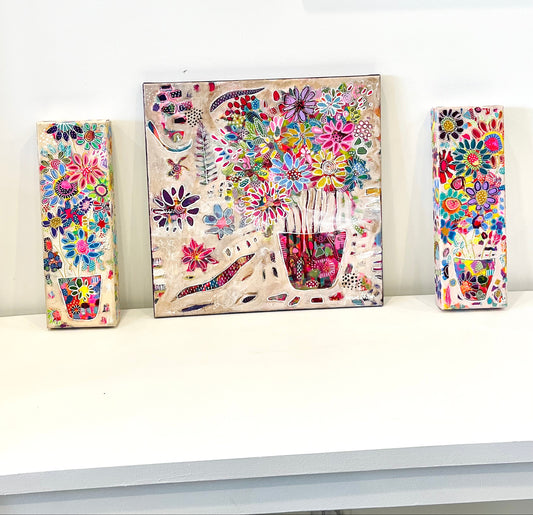 Peace and Petals art collection by Jasmine Dhillon