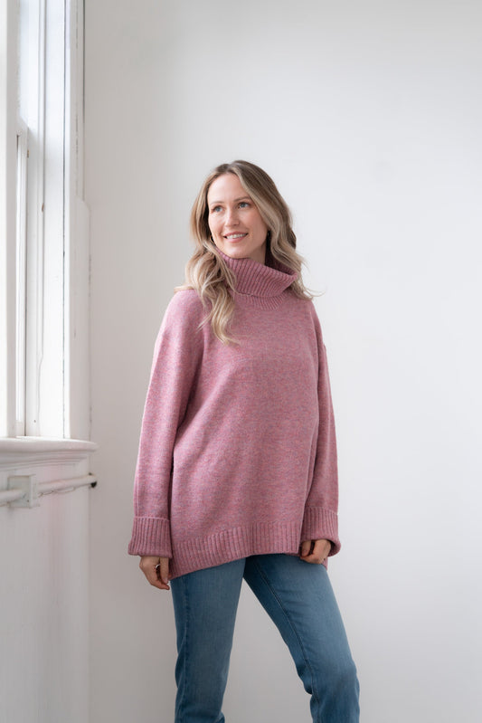 Dog Walker Chunky Cowl Sweater - One Size