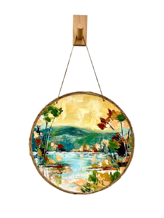 Fall Abstract Landscape with Cintia Polary