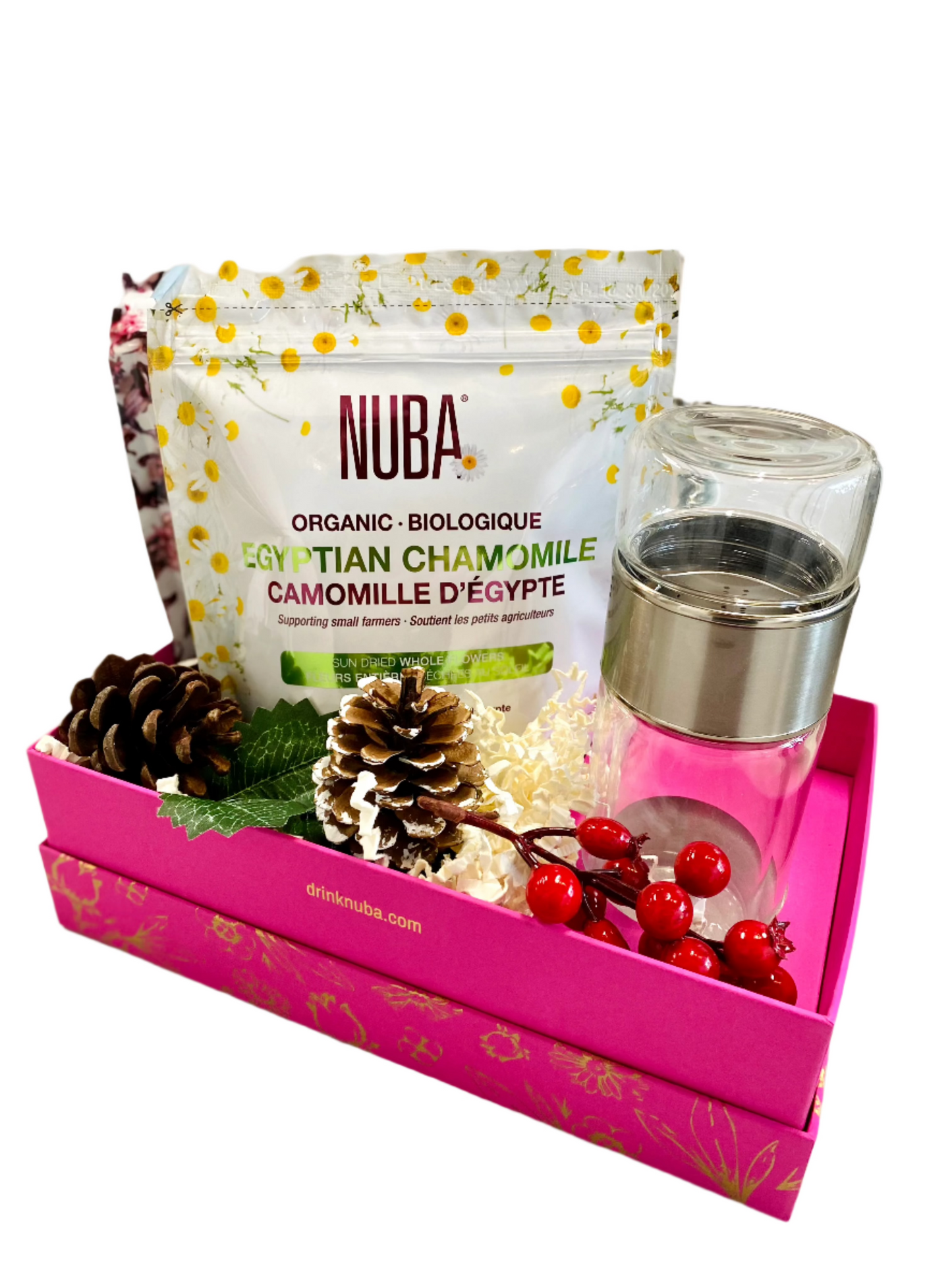 Nuba Gift Box with Tea Cup Infuser and 2 Herbal Infusions