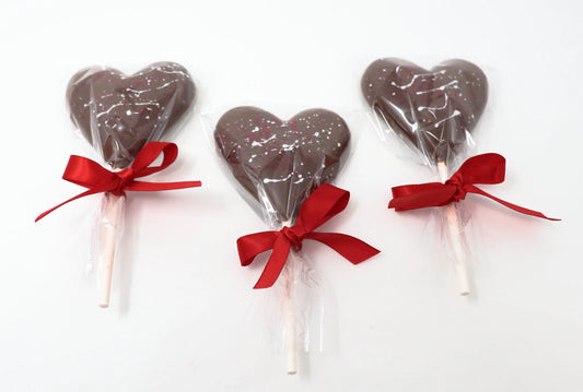 Chocolate Heart Lollipop