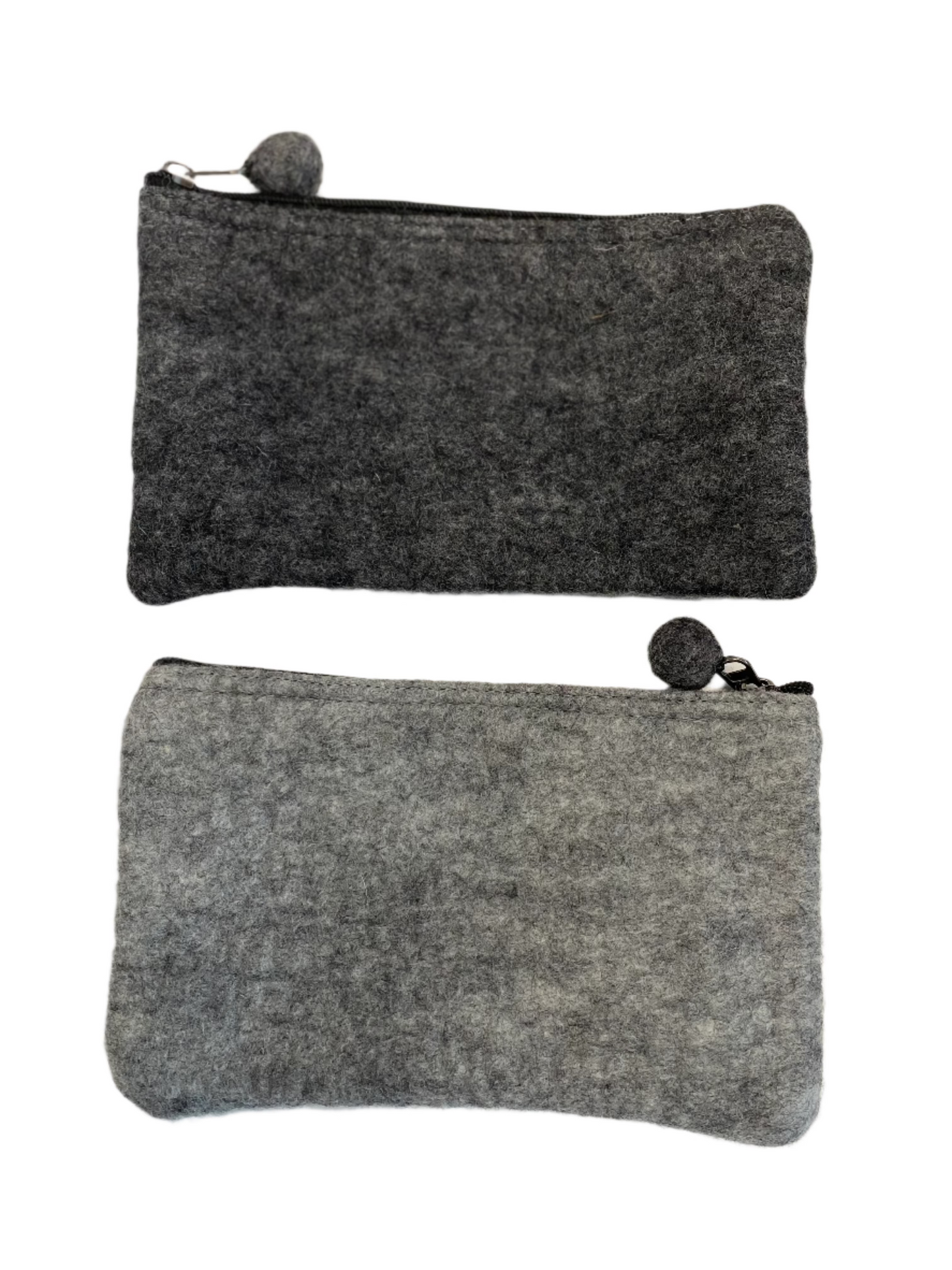 Two-tone Organizer Pouch Felted Wool