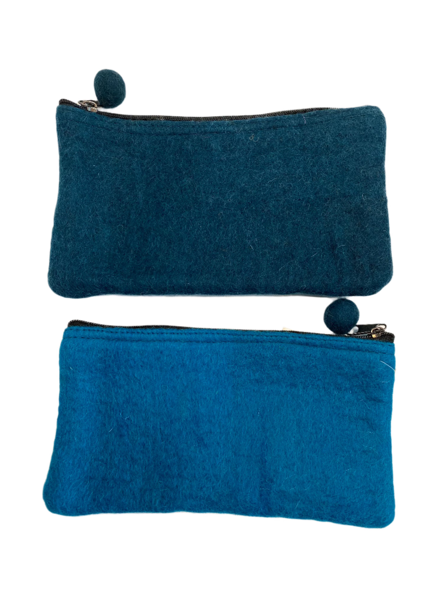 Two-tone Organizer Pouch Felted Wool