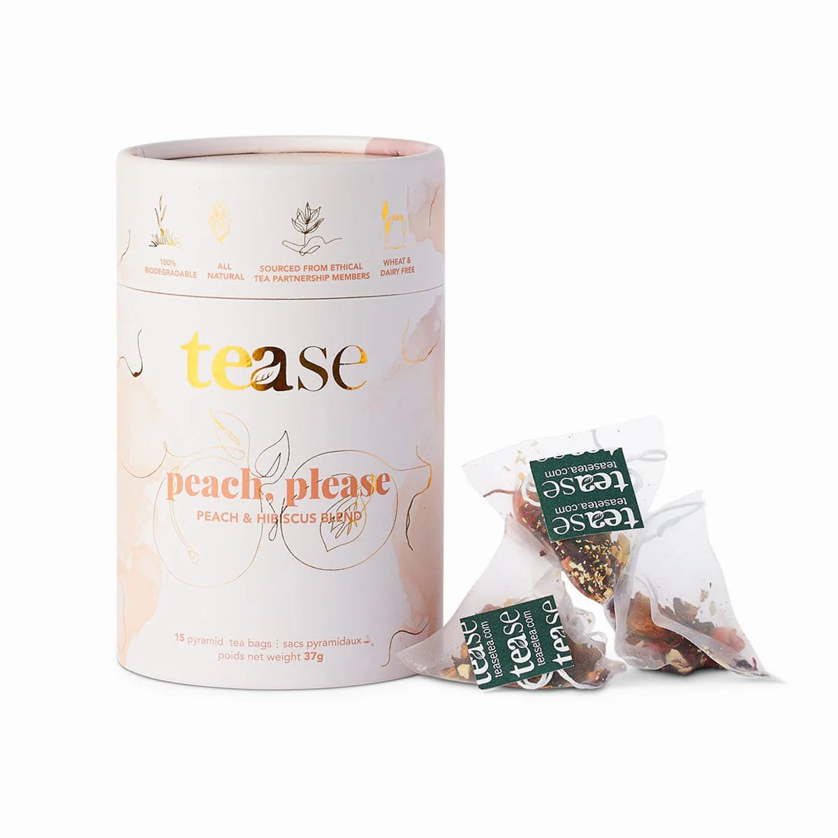 Peach Please - Teabags - Tease Tea