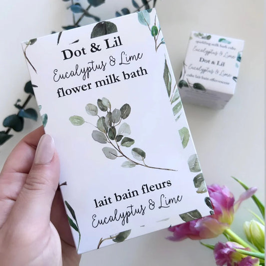 Eucalyptus & Lime Bath Milk Sachet - Dot and Lil