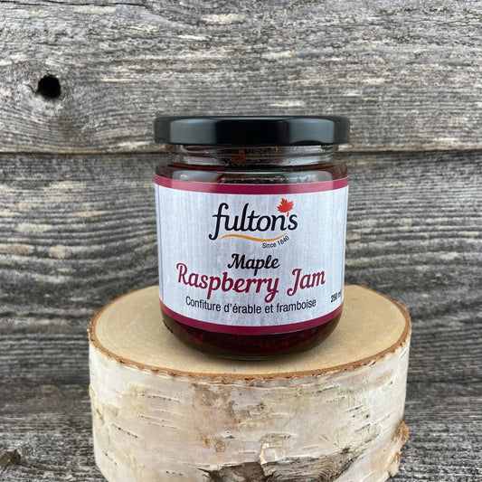 Raspberry Jam made with Organic Maple Syrup - Fulton’s