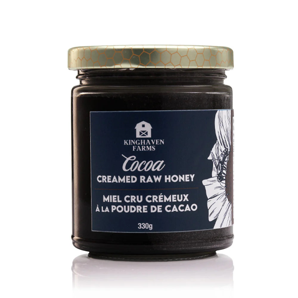 Kinghaven Cocoa Creamed Honey