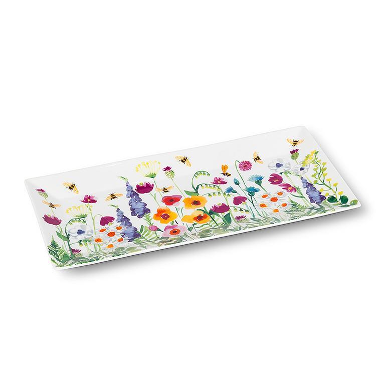 Bee Garden Rectangle Platter
