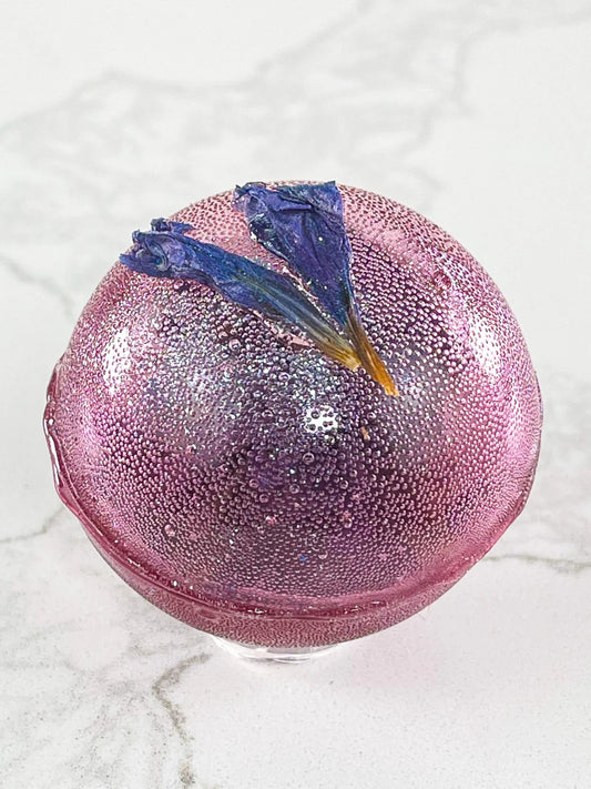 Blueberry Borage Tea Bomb